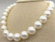 Ожерелье женское с натуральным жемчугом 17 дюймов 12-13 мм 2024 - купить недорого