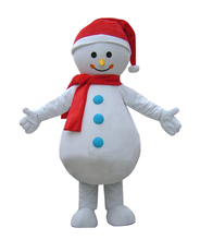 Маскарадные костюмы хорошего качества по низкой цене Eva губка для головы взрослых Снеговик-талисман костюмы на Рождество 2024 - купить недорого