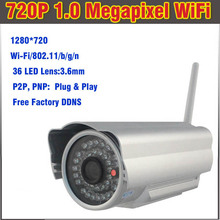 Onvif 720p Wifi Wireless HD IP Camera 1.0 Megapixel CCTV Bullet Camera Night Vision Camera Outdoor Waterproof IP Network Camera 2024 - buy cheap