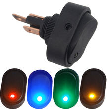 EE support 4Pcs 12V 30A Heavy Duty Four Colour Mixed LED Light Switch OFF/ON Rocker Toggle Switch 3Pin Car Accessories 2024 - buy cheap