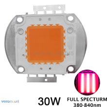 Epileds 30W espectro completo 380nm - 840nm COB integrado planta de alta potencia cultivo fuente de luz LED 30x1W 10 en serie 3 en paralelo 2024 - compra barato