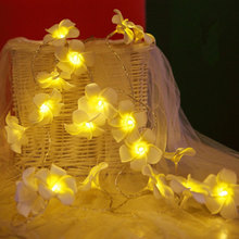 Fio de luzes de fadas led para decoração, 1.5m/3m, com bateria, para natal, casamento, namorados