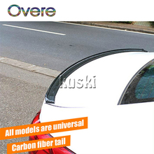 Overe 1Set Car Carbon Fiber Rear Spoiler Wing stickers For BMW E60 E36 E46 E90 E39 E30 F30 F10 F20 X5 E53 E70 E87 E34 E92 M 2024 - buy cheap