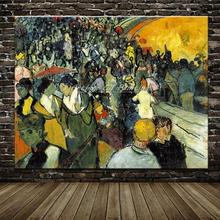 Arthyx Hand Made Copy Van Gogh's The Audience In The Home Of The Arles Famous Oil Painting On Canvas For Living Roon Home Decor 2024 - buy cheap