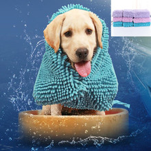 Microfiber Pet Bath Towel Quick Drying Towel Absorbent Embroidery Paw Cat Puppy Grooming Animal Bath Towel Blanket Bathing Suit 2024 - buy cheap