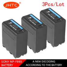 JHTC-Batería de cámara NP-F990 NP F990, 8800mAh, para videocámara Sony HXR-MC1500C, NEX-EA50, DSR-PD198P, NX3, 5, luz LED para vídeo, 3 unidades 2024 - compra barato