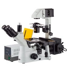 AmScope 40X-1500X Phase Contrast Fluorescence Inverted Microscope IN480TC-FL 2024 - buy cheap