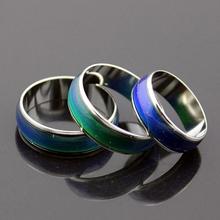 Женское и мужское кольцо для пары, меняющее цвет на чувства и температуру, модные ювелирные изделия, классические кольца для мужчин и женщин, Прямая поставка 2024 - купить недорого