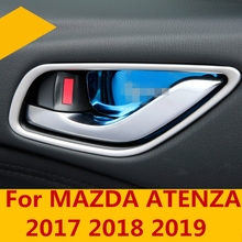 For mazda6 mazda 6 2017 2018 2019 Inner door Door panel panel Patch Car door handle Interior upgrade decoration Bright strip 2024 - buy cheap