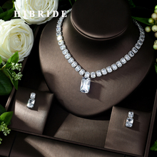 HIBRIDE-conjunto de joyas de Zirconia cúbica para mujer, juego de joyas de cobre brillante, borla, Dubái, accesorios, N-998, 2 uds., 2019 2024 - compra barato