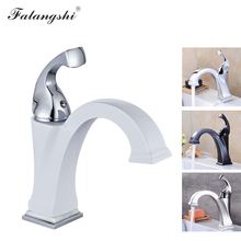 High Quality Bathroom Basin Faucet Sink Mixer Hot and Cold Water Faucet Bathroom Wash Basin Taps White Color WB1016 2024 - buy cheap