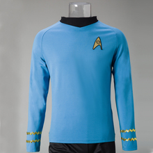 Костюмы для косплея звёздный костюм трек оригинальная серия Косплей Spock Sciences Хэллоуин костюмы для косплея 2024 - купить недорого