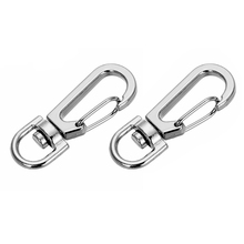 20pcs/lot Classic Key Chain Ring Silver Metal Swivel Lobster Clasp Clips Keychain Metal Key Chains Trendy Split Keychains 2024 - buy cheap