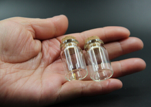 Frasco de vidro pequeno com tampa e rolha, 20 tamanhos, 22mm x 35mm, 6ml, frasco pequeno, vazio, garrafa, com rolha, mini garrafa, presente 2024 - compre barato