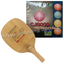 Juego de raqueta de tenis de mesa profesional de PingPong Galaxy YINHE 988 con Palio CJ8000 BIOTECH de 2 lados tipo bucle H36-38 japonés Penhold JS 2024 - compra barato