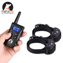 Remore-Collar de entrenamiento para 2 perros, dispositivo resistente al agua IPX7 con 3 modos de sonido, vibración y Control de ladridos, 550yd 2024 - compra barato