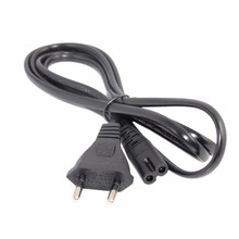 Cabo conector de alimentação ca clover, 5 peças, eu 2pin plugue figura 8 c7 ac cabo de chumbo 5ft/1.5m 2024 - compre barato