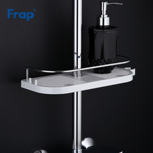 Frap-bandeja de baño para toalla y champú, estante de baño, soporte de ducha, estantes de baño de un solo nivel, soporte para cabezal de ducha, F339 2024 - compra barato