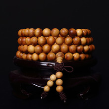 Thuja Bracelets Beads 108 Number 6/8mm Tibetan Buddhist Meditation Natural Color Mala Prayer Beads bracelet For Men Women 2024 - buy cheap