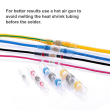 10Pcs Set Heat Shrink Wire Solder Connectors Sleeves Waterproof Quick Butt Terminals Electric Electric Terminator LG66 2024 - buy cheap