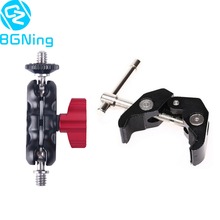 Super abrazadera de brazo mágico ajustable con doble cabezal de bola de 1/4 71mm / 74mm para cámara DSLR, soporte de teléfono para motocicleta, coche y bicicleta 2024 - compra barato