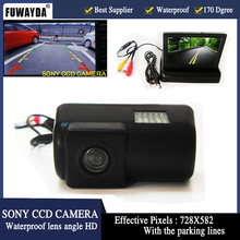 FUWAYDA CCD HD aparcamiento 4,3 "espejo retrovisor plegable Monitor LED de visión nocturna vista trasera de coche cámara para Ford TRANSIT CONNECT 2024 - compra barato