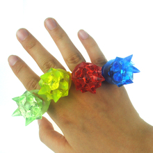 3*3*4cm Soft finger ring special fashion silicone led light up finger ring toy glowing toy party favors 1200pcs/lot 2024 - buy cheap