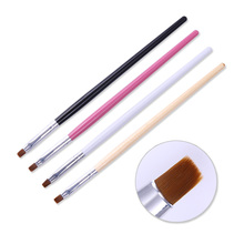 1 PC black Handle Nail Drawing Painting Brush Pen Nail Art Powder Dust Clean Brush for UV Gel  Nail Art Tool 2024 - buy cheap