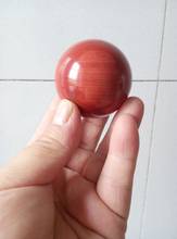 46 мм Натуральная красная яшма кварц хрустальный шар Исцеление 2024 - купить недорого