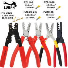 PZ0.25-2.5 PZ1.5-6 PZ0.5-16 PZ10-35 GERMANY STYLE CRIMPING PILER FOR terminal 1.5-6mm2 CRIMPING PLIERS crimping tools HS-202B 2024 - buy cheap