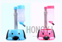 1 piece dog automatic water bowl pet bowl auto adjustable dog cat drinking fountain food water dispenser pet feeder blue pink 2024 - buy cheap