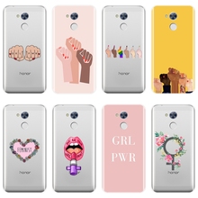 Funda de teléfono para Huawei Honor 4X 5A 5X 6 6X, funda trasera de silicona suave para mujer, chica feminista, Honor 4C 5C 6C 6A Pro 2024 - compra barato