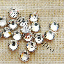 ss20 Swarovski Elements Crystal Clear (001) , 2880 pieces 20ss ( No-Hotfix ) Flat Back Rhinestones Craft Beads Nail Art 2024 - buy cheap