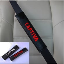 2pcs PU Fashion Car Seat belt shoulder Pads Car Seat Belt Cover for Chevrolet Captiva 2024 - buy cheap