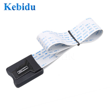 Гибкий Удлинительный Кабель-адаптер kebidu для TF-карты micro SD, Мини 25 48 62 см, удлинитель-адаптер, считыватель для автомобиля, GPS, мобильного телефона 2024 - купить недорого