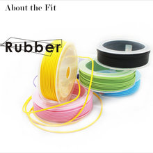 Nature Rubber Cord 1.5mm 10m/roll Jewellery And Clothing Accessories Crafts Beading Ropes Bracelet Necklace Wholesale and Retail 2024 - buy cheap