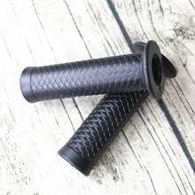 Universal 7/8'' 22mm Motorcycle Handlebar Hand Grips Bar End Fish scales grips retro modified Handgrip 2024 - buy cheap