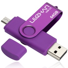 LEIZHAN Phone Memory Stick for Android USB Flash Drive 128GB 64GB 32GB 16GB 8GB 4GB Pendrive usb 2.0 Pen Drive OTG USB Drive 2024 - buy cheap