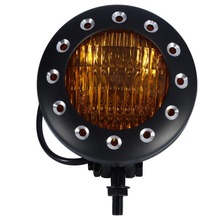 Black Motorcycle Headlight Head Light Lamp For Harley H-D Bobber Cafe racer Chopper Custom 2024 - buy cheap