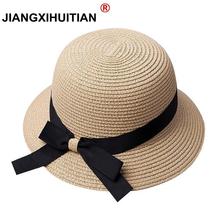 Chapéu de sol feminino, chapéu de sol com aba larga, chapéu de verão maleável, chapéu de praia panamá, chapéu de palha, viseira de proteção solar feminino 2024 - compre barato
