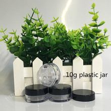 Hot sale 500 x10 g Clear Plastic Cosmetic Jar, Used As Promotion Cream Glitters Sample Packaging Wholesale 2024 - buy cheap