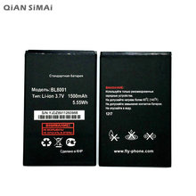 Bateria de celular qian simai bl8001 1500mah, bateria de substituição para fly iq4490 + código de rastreamento 2024 - compre barato