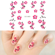 50 Sheet/Lot DIY 3D Water Transfer Flower Animal Mixed Design Manicure Nail Art Tips Stickers Decals Decoration 2024 - buy cheap