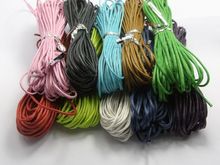 10 Strands Mixed Color Waxed Cotton Beading Cord 1.5mm Macrame Jewelry String X10Meters 2024 - buy cheap
