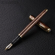 Caneta tinteiro metálica 0.5mm, caneta tinteiro para escolha executiva e financeira para estudantes e escrita, material escolar 2024 - compre barato