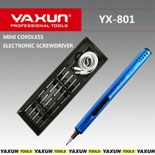 YAXUN Precision Mini Electric Screwdriver Set USB with 20 Bits For iphone 7G 8G Samsung PC laptop, Cordless screwdriver, mobile phone /laptop/camera....., alloy steel 2024 - buy cheap