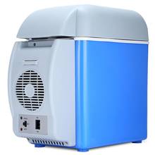 Автомобильный холодильник-морозильник, 12 В, л, портативный многофункциональный кулер двойного назначения, термоэлектрический компрессор холодильника 2024 - купить недорого