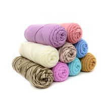 Fio grosso colorido para tricô bebê, fio de lã para tricô manual 100g, 1 peça 2024 - compre barato