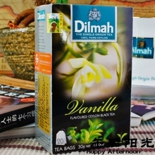 Free shipping Ceylon black tea dilmah tea 1.5g*20 sachets vanilla flavored black tea  wholesale 2024 - купить недорого