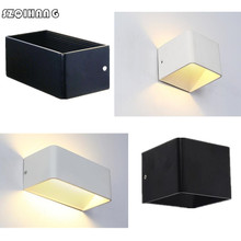 Modern Cube Dimmable 5W 12W  Surface Mounted Indoor Wall Light  COB Wall Lights Garden porch Sconce Decoration Light AC85-265V 2024 - buy cheap